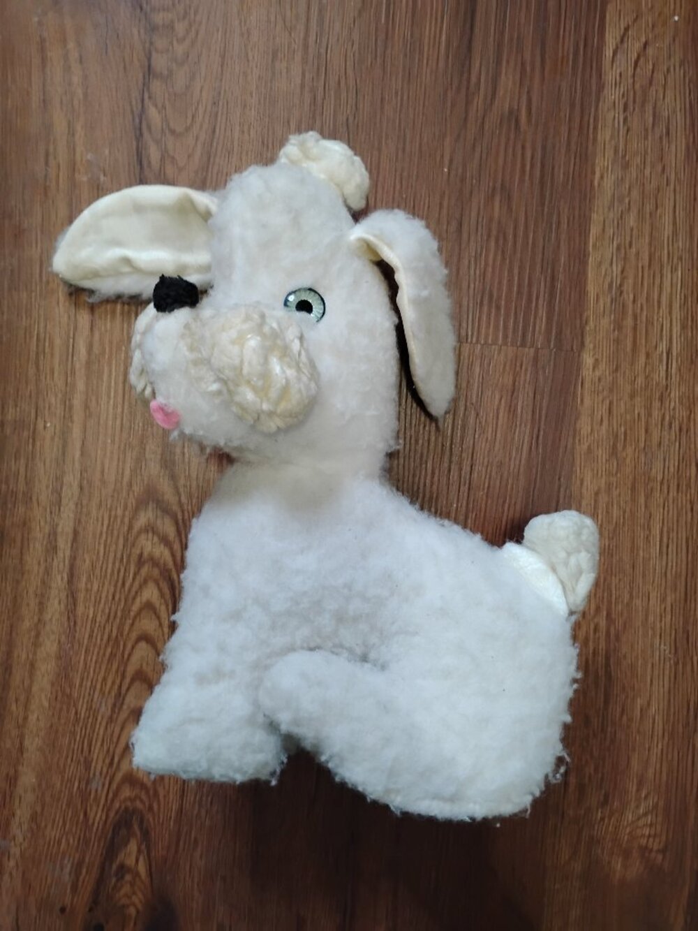 Vintage Douglas Cuddle Toys Poodle Dog Plush Stuffed Animal Pride Of America